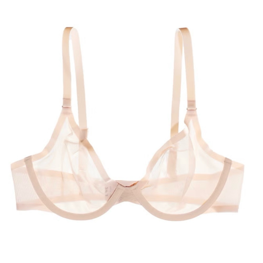 CUUP Sheer Unlined Bra in Nude
